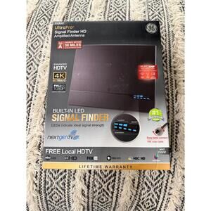 Ultra Pro Signal Finder Amplified HD TV Antenna – 4K, Long Range, Indoor